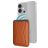 Mobilize Magnet Kortholder - 2 kort - MagSafe-kompatibel - Brun