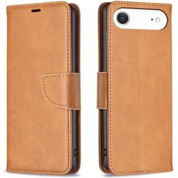 Mobigear Excellent iPhone Air Wallet case - Cognac