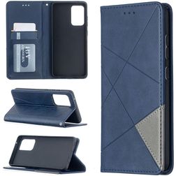 Mobigear Rhombus Slim Samsung Galaxy A52s 5G Pungetui - Blå