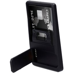 Mobiparts Card Holder MagSafe Älypuhelimen pidike - Musta Universaali