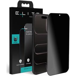 Elite iPhone Air Glas Skærmbeskytter Privacy - Case Friendly - Sort