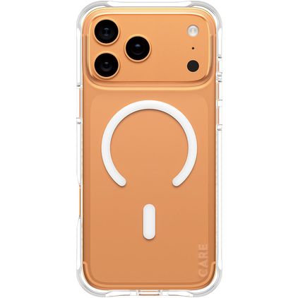 CARE by PanzerGlass Fashionable Clear iPhone 17 Pro Max Silicone MagSafe Back cover - Clear