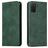 Mobigear Retro Slim Samsung Galaxy S20 Pungetui med Seddelrum - Grøn