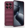 Mobigear Bumpy Xiaomi 14T Pro Joustava TPU Suojakuori - Punainen