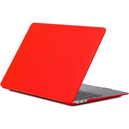 Mobigear Matte MacBook Air 13 tommer (2018-2020) Hardshell Laptopcover MacBook Case - Rød - Model A1932 / A2179 / A2337