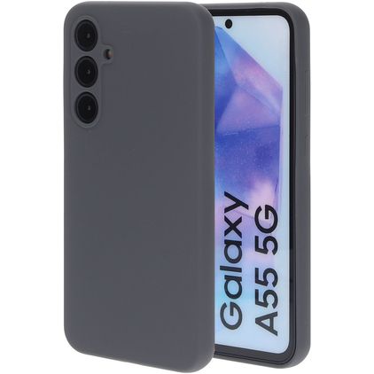 Mobiparts Samsung Galaxy A55 Silicone Back cover - Urban Grey
