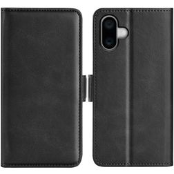 Mobigear Slim Magnet iPhone 16 Plus Pungetui med Seddelrum - Sort