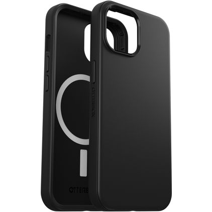 OtterBox Symmetry Plus iPhone 14 MagSafe Plástico rígido Capa traseira Antichoque - Preto