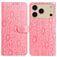 Mobigear Flowers iPhone 18 Pro Max Funda tipo libro Cartera - Rosa