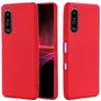 Mobigear Rubber Touch Sony Xperia 1 III Silikone Bagsidecover - Rød