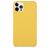 Mobigear Rubber Touch iPhone 15 Pro Silicona Carcasa - Amarillo
