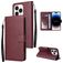 Mobigear Wallet iPhone 14 Pro Max Pungetui med Seddelrum - Rød
