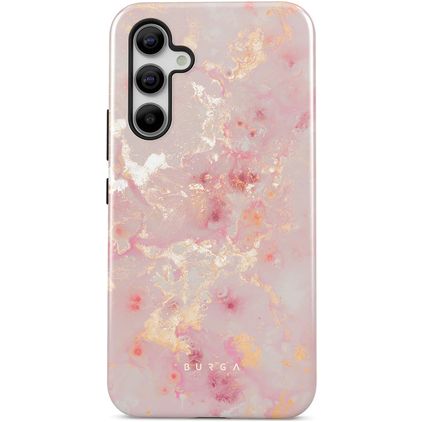 Burga Tough Samsung Galaxy A55 Hard Case Back cover Shockproof - Golden Coral