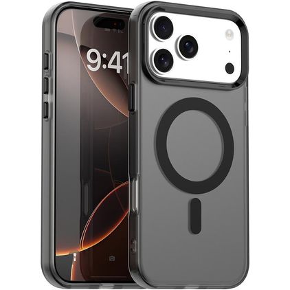 Mobigear Shockproof iPhone 18 Pro Max MagSafe Hardcase Etui plecki - Czarny