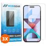 Mobigear iPhone 15 Pro Max Glas Skærmbeskytter - Case Friendly (3-pak)