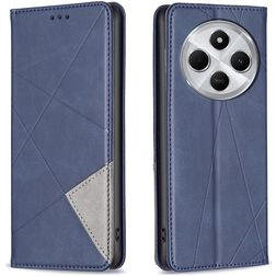 Mobigear Rhombus Slim Xiaomi Redmi 14C Wallet case - Blue