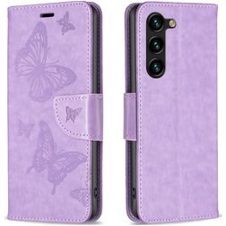 Mobigear Butterfly Samsung Galaxy S24 Plus Cover a libro portafoglio - Viola