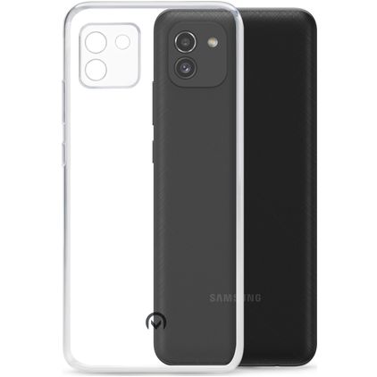 Mobilize Gelly Transparente Samsung Galaxy A03 TPU flexible Carcasa - Transparente