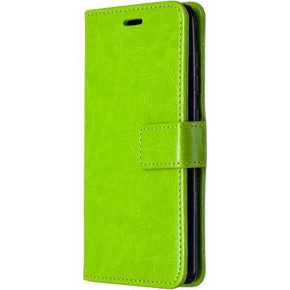 Mobigear Wallet Samsung Galaxy A41 Lompakkokotelo + Setelitasku - Vihreä