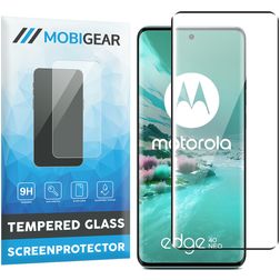 Mobigear Premium Motorola Edge 40 Neo Szkło hartowane Ochrona ekranu - Kompatybilna z etui