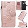 Mobigear Butterfly Motorola Moto G8 Power Wallet case - Rose Gold