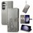 Mobigear Clover Samsung Galaxy S23 FE Funda tipo libro Cartera - Gris