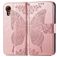 Mobigear Butterfly Samsung Galaxy Xcover 7 Lompakkokotelo + Setelitasku - Ruusukulta