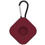 Mobigear Square Key Apple AirTag Cover Fleksibel Silikone Nøglering - Bordeaux