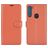 Mobigear Classic Motorola One Fusion Plus Capa livro Carteira - Conhaque