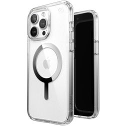 Speck Presidio2 Pro Gennemsigtig iPhone 15 Pro Max MagSafe Hårdt Bagsidecover Stødsikkert - Gennemsigtig