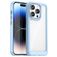 Mobigear Crystal iPhone 15 Pro Max Plástico rígido Capa traseira - Transparente / Azul