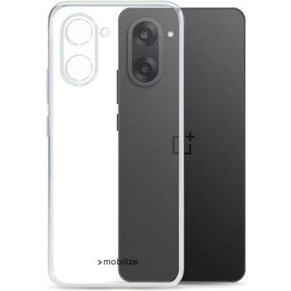 Mobilize Gelly Gennemsigtig OnePlus Nord CE5 Fleksibel TPU Bagsidecover - Gennemsigtig