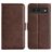 Mobigear Slim Magnet Google Pixel 8a Plånboksfodral med sedelfack - Brun