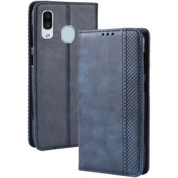 Mobigear Sensation Samsung Galaxy A20e Wallet case - Blue
