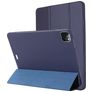 Mobigear Tri-Fold Gel iPad Pro 12,9 polegadas (2022) TPU / Pele sintética Capa livro - Azul