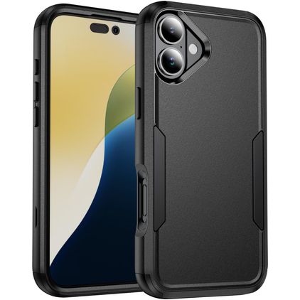Mobigear Ultra Tough iPhone 17 Hårdt Bagsidecover Stødsikkert - Sort