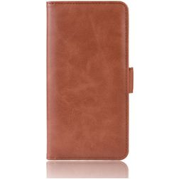 Mobigear Slim Magnet Samsung Galaxy A20e Cover a libro portafoglio - Marrone