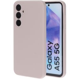 Mobiparts Samsung Galaxy A55 Silikon Zadní kryt - Soft Salmon