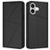 Mobigear Frosted Flip iPhone 17 Funda tipo libro Cartera - Negro