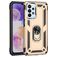 Mobigear Armor Ring Samsung Galaxy A23 Hard Case Back cover Shockproof with Ring Holder - Gold