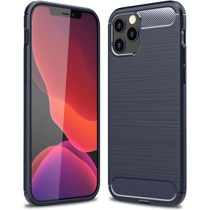 Mobigear Brushed Slim iPhone 13 TPU flexible Carcasa - Azul