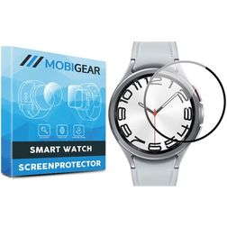 Mobigear Premium Samsung Galaxy Watch 6 Classic - 47 mm Protector de pantalla Film - Compatible con fundas - Negro