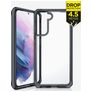 ITSKINS SupremeClear Samsung Galaxy S21 Plus Fodral Hårdplast Skal Stötsäkert - Transparent / Svart