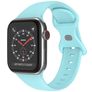 Mobigear Sport Dual Silicone Apple Watch Cinturino Chiusura a perno - 49/46/45/44 mm - Celeste