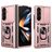 Mobigear Armor Ring Cam Slide Samsung Galaxy Z Fold 8 Ultra Hard Case Back cover Shockproof with Ring Holder and Camera Slider - Rose Gold