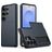 Mobigear Card Samsung Galaxy S26 Ultra Hardcase Etui plecki Wstrząsoodporne z kieszenią na karty - Niebieski