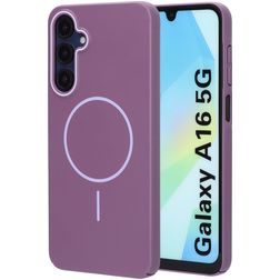 Mobiparts Slim Line Samsung Galaxy A16 MagSafe Funda Plástico rígido Carcasa - Imperial Purple