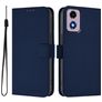 Mobigear Urban Wallet Motorola Moto G04 Pungetui med Seddelrum - Marineblå