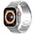 Mobigear Perth Titanio Apple Watch Cinturino Chiusura a farfalla - 49/46/45/44 mm - Argento