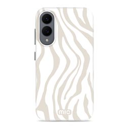 MIO Samsung Galaxy S25 Edge MagSafe Hårdt Bagsidecover - Sandy Zebra